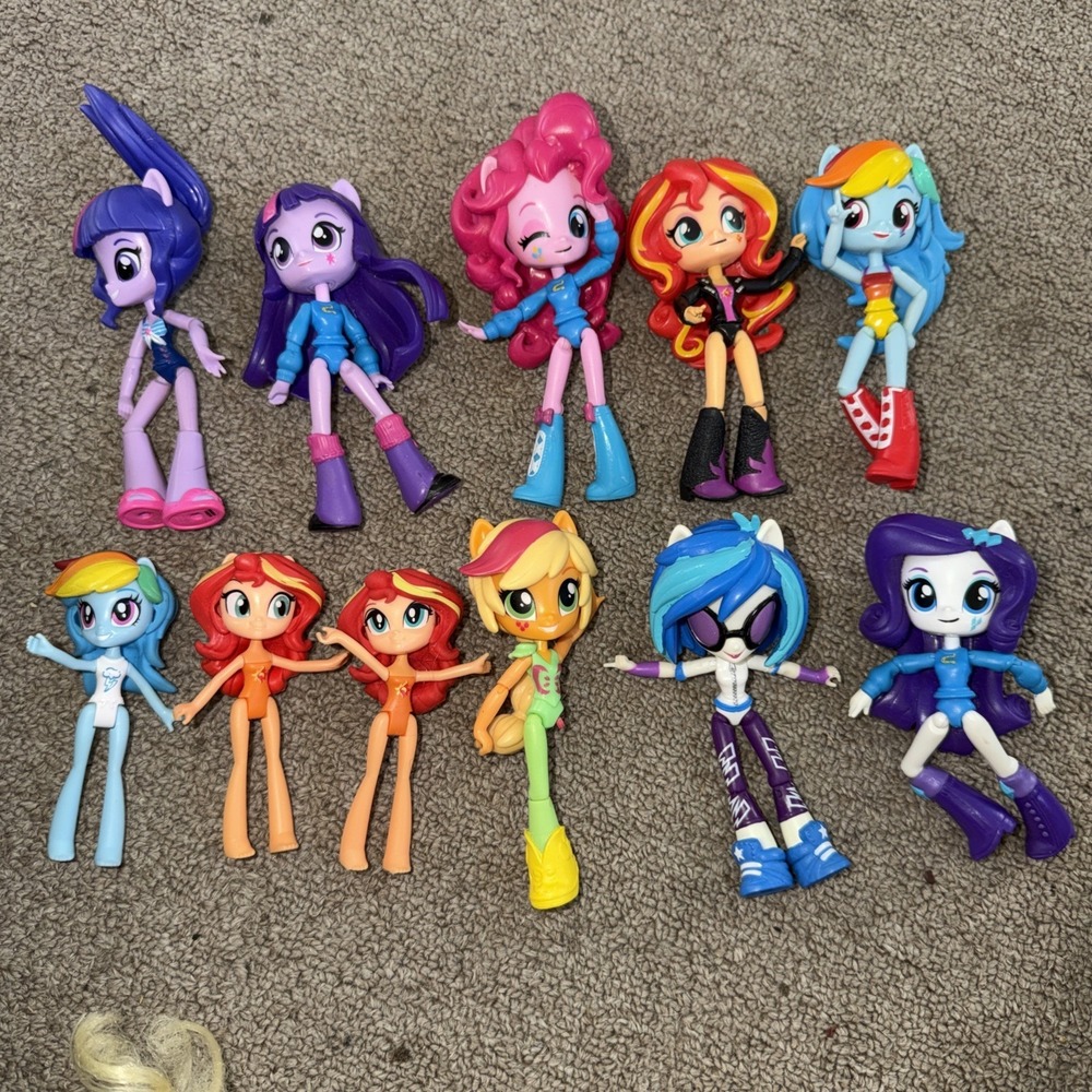My Little Pony Equestria Girls Lot Of (12) Dolls READ